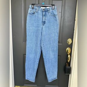 Vintage STEEL Jeans High Rise Straight Leg Washed Blue Size 11 non stretch 80s